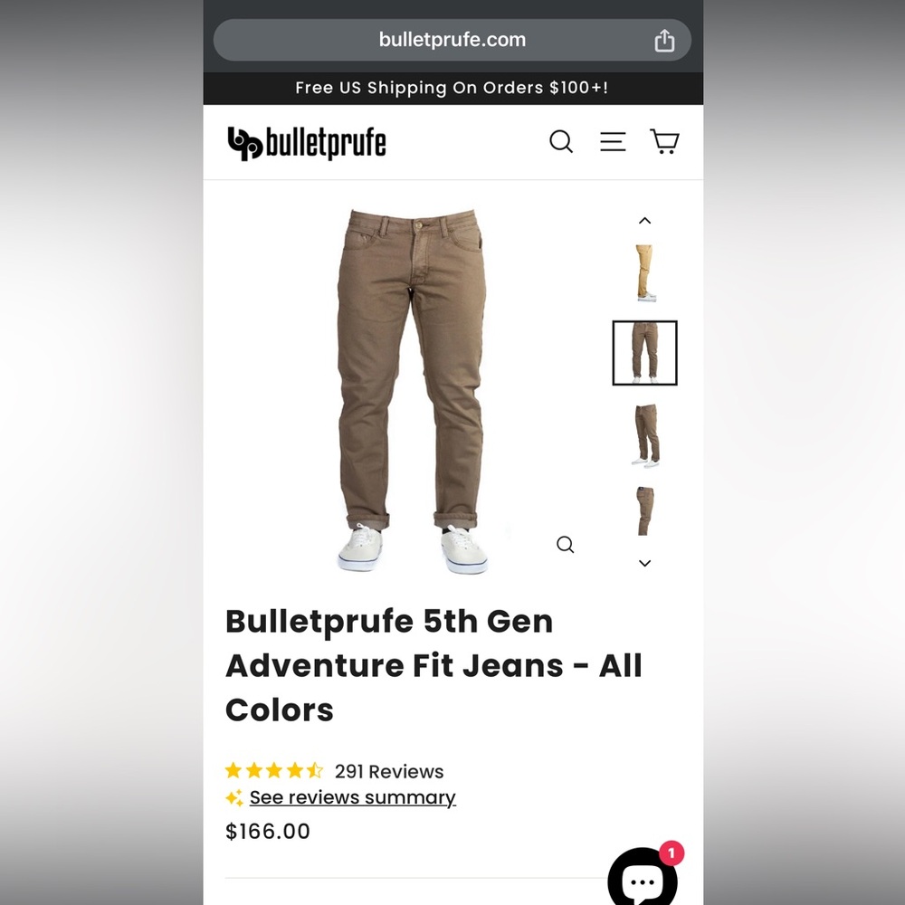Highly durable Kevlar jeans. Perfect for climbing or on the bike.